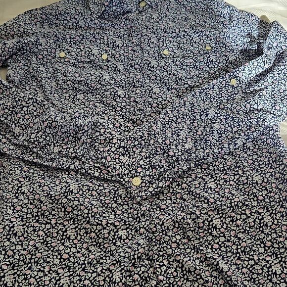 Banana Republic Women's Floral Long Sleeve Button-Up Shirt - Picture 10 of 12